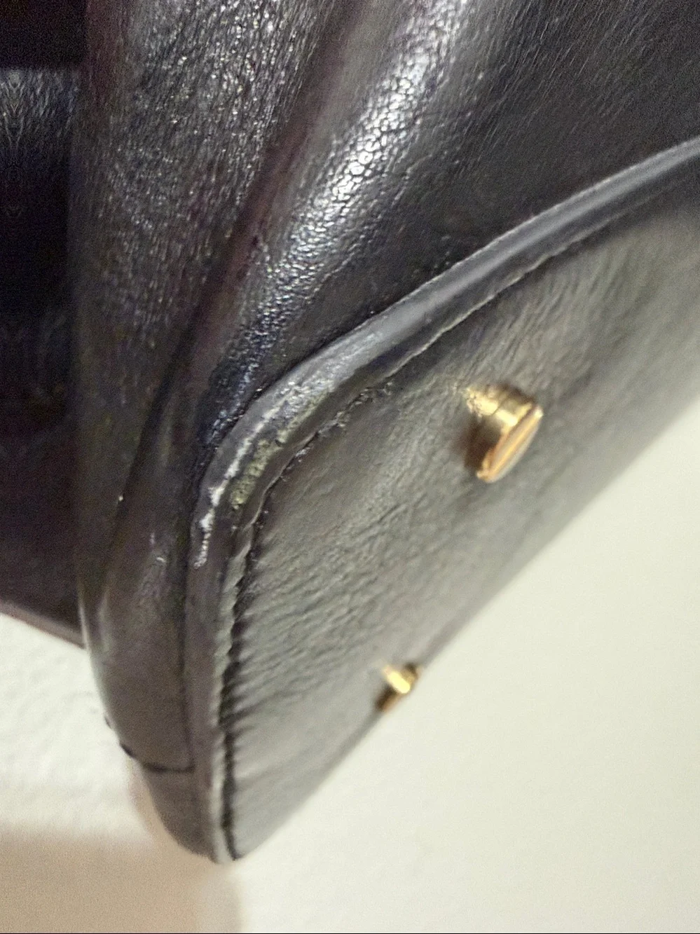 Tory Burch Black Leather Logo Tote